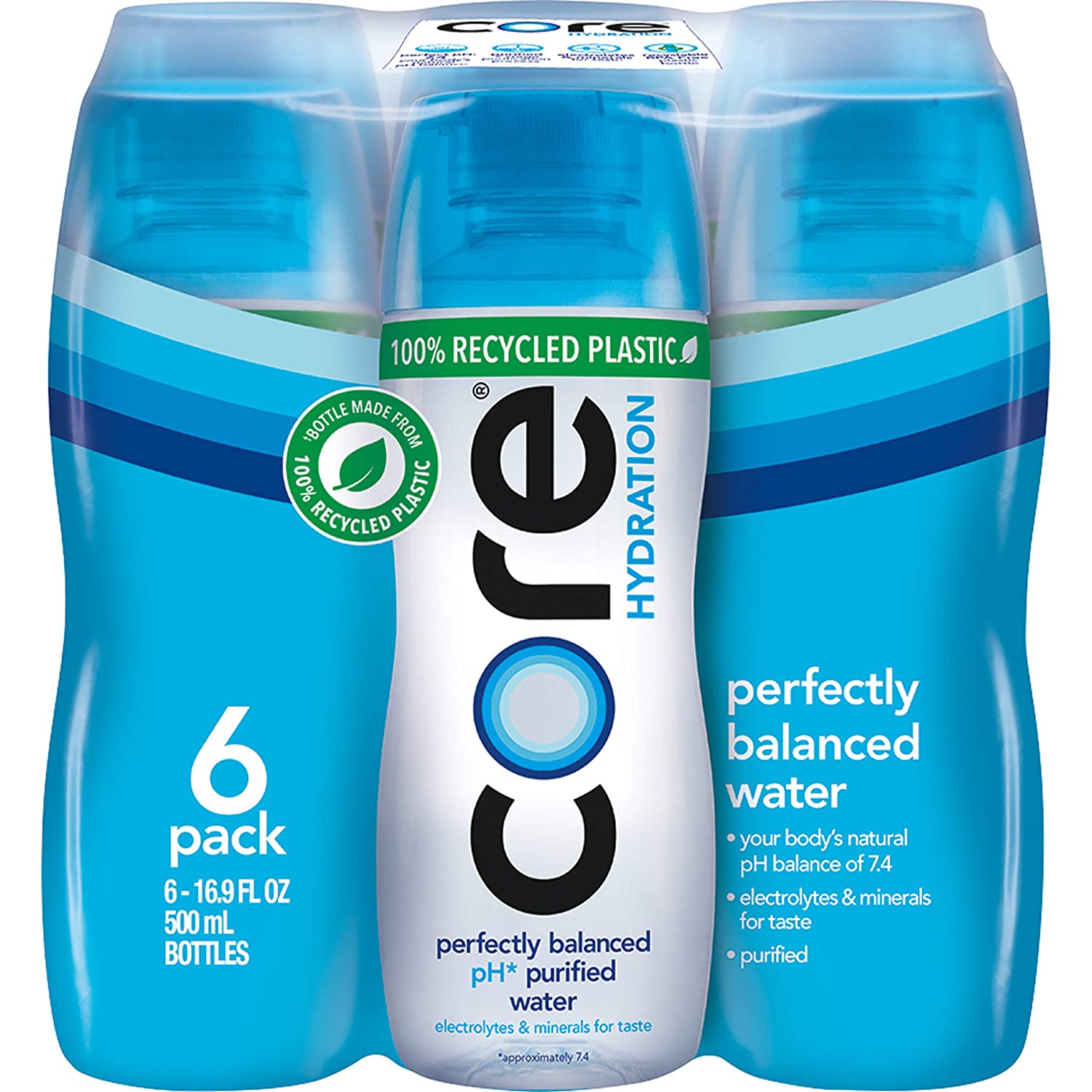 CORE Hydration Perfect 7.4 pH Nutrient Enhanced Water. 16.9 Ounce (Pack of 24)
