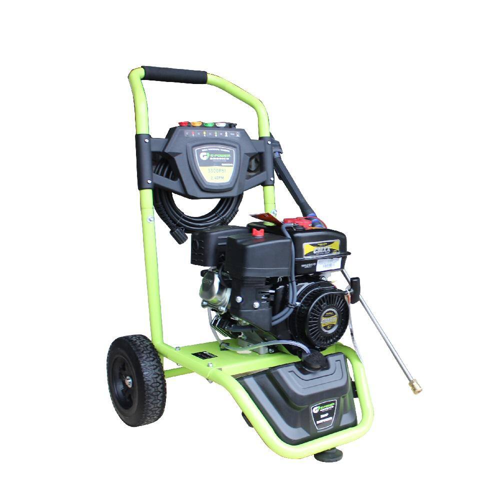Green-Power GNW3324A 3300 PSI 208 cc Gas Pressure Washer. LCT Professional Engine. CARB Approved