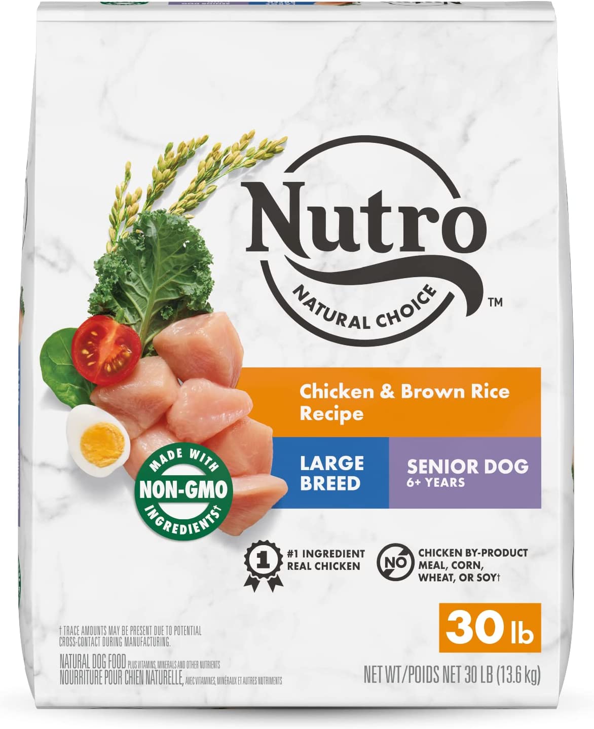 Nutro Natural Choice Adult Chicken & Brown Rice Recipe Dry Dog Food 30 Pound (Pack of 1)