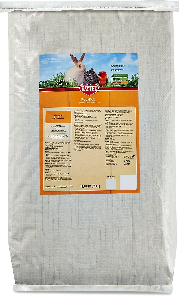 Kaytee Kay Kob Bird & Small Animal Natural Bedding & Litter. 25-lb bag