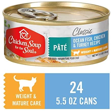 Chicken Soup for the Soul Pet Food Cat - Ocean Fish. Chicken & Turkey - Weight & Mature
