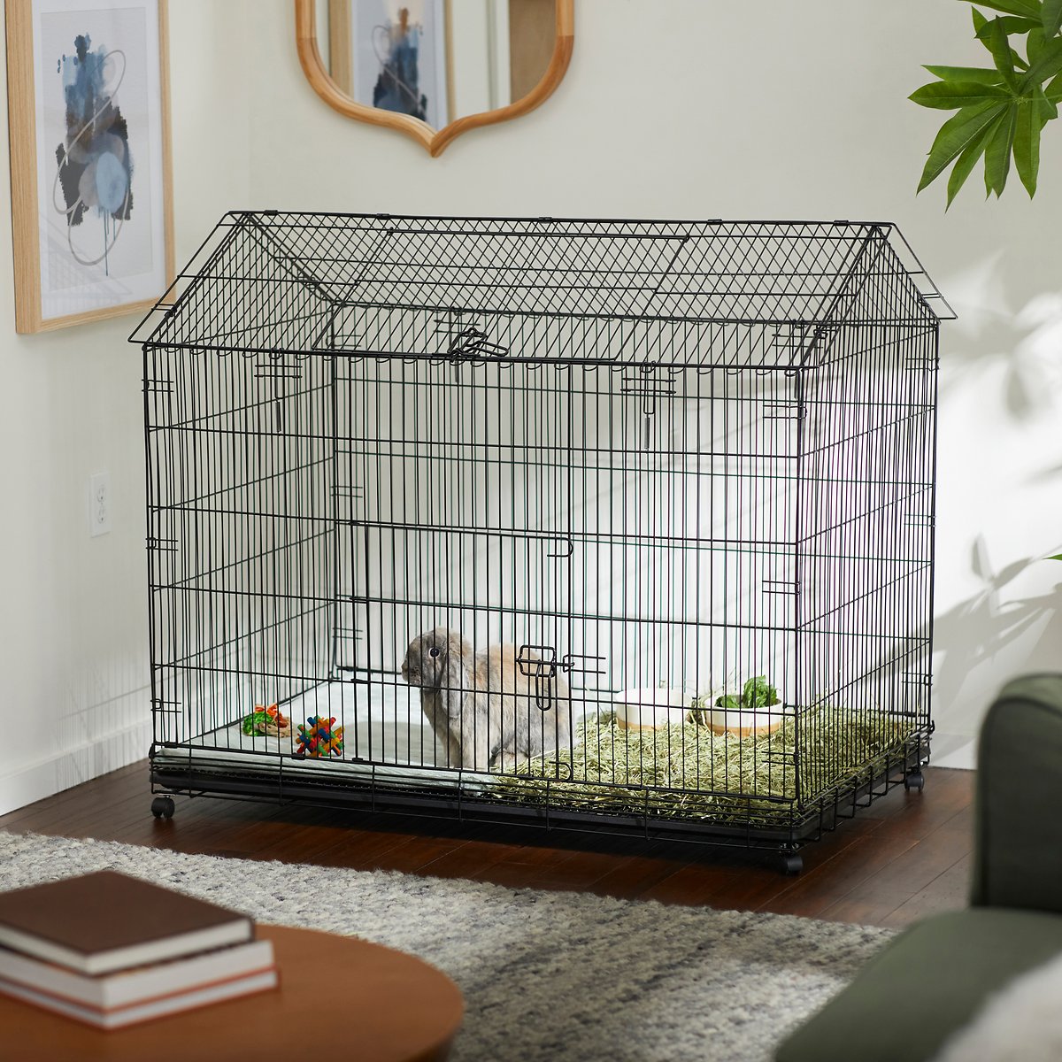 Frisco Wire Small Pet House Shaped Cage