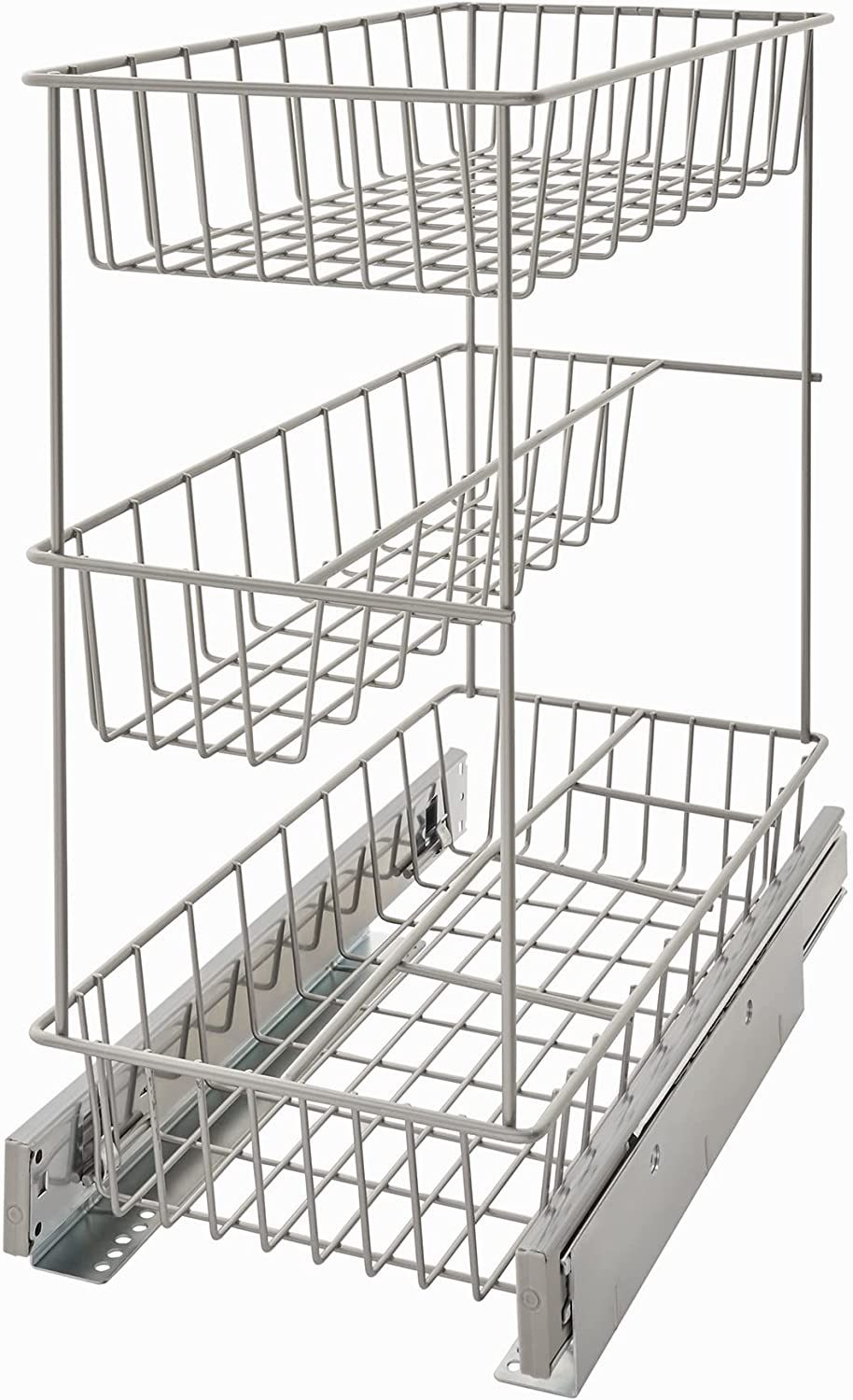 ClosetMaid  8.92-in W x 18.36-in H 3-Tier Pull Out Metal Soft Close Cabinet Organizer