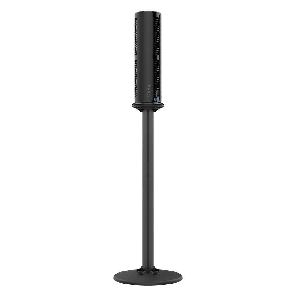 Vornado FA1-0192-06 Atom 2S AE 16.22 in. 4 fan speeds Tower Fan 46.5 in. Black with Alexa Capabilities
