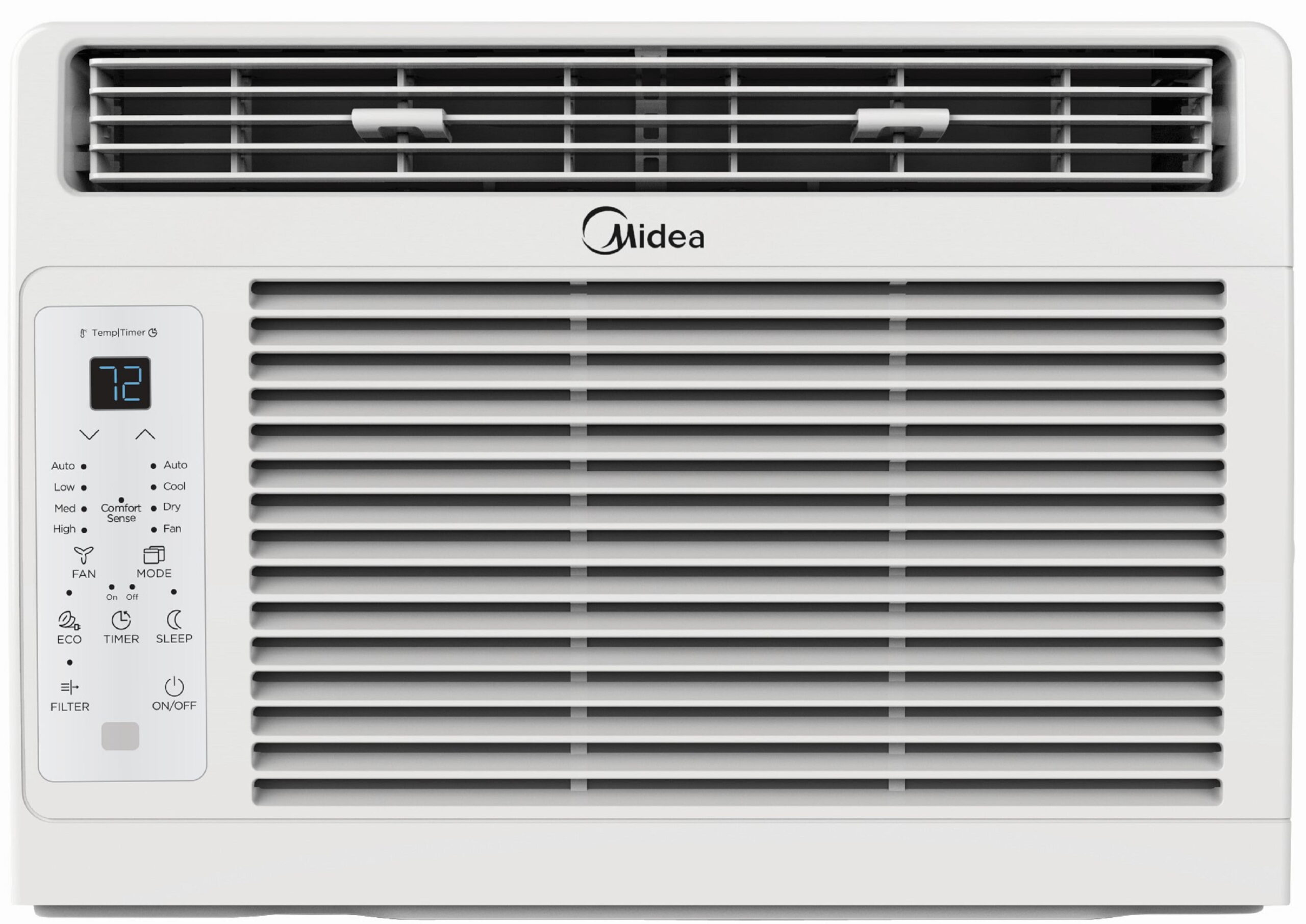 Midea 5.000 BTU 115V Window Air Conditioner with Comfort Sense Remote. White. MAW05R1WWT