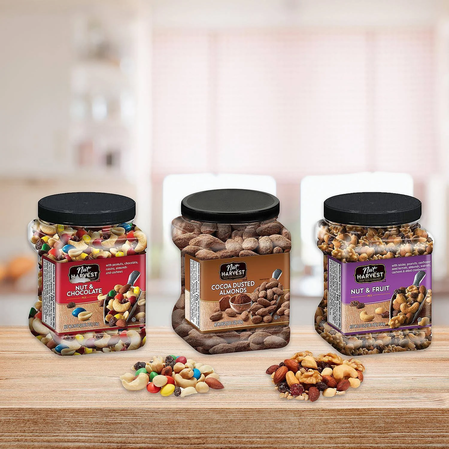 Nut Harvest Cocoa Dusted Almonds. 36 oz