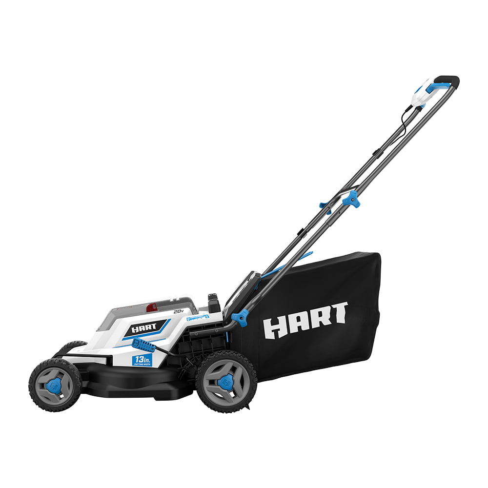 HART 20-Volt 13-inch Push Mower (1) 4Ah Lithium-ion Battery