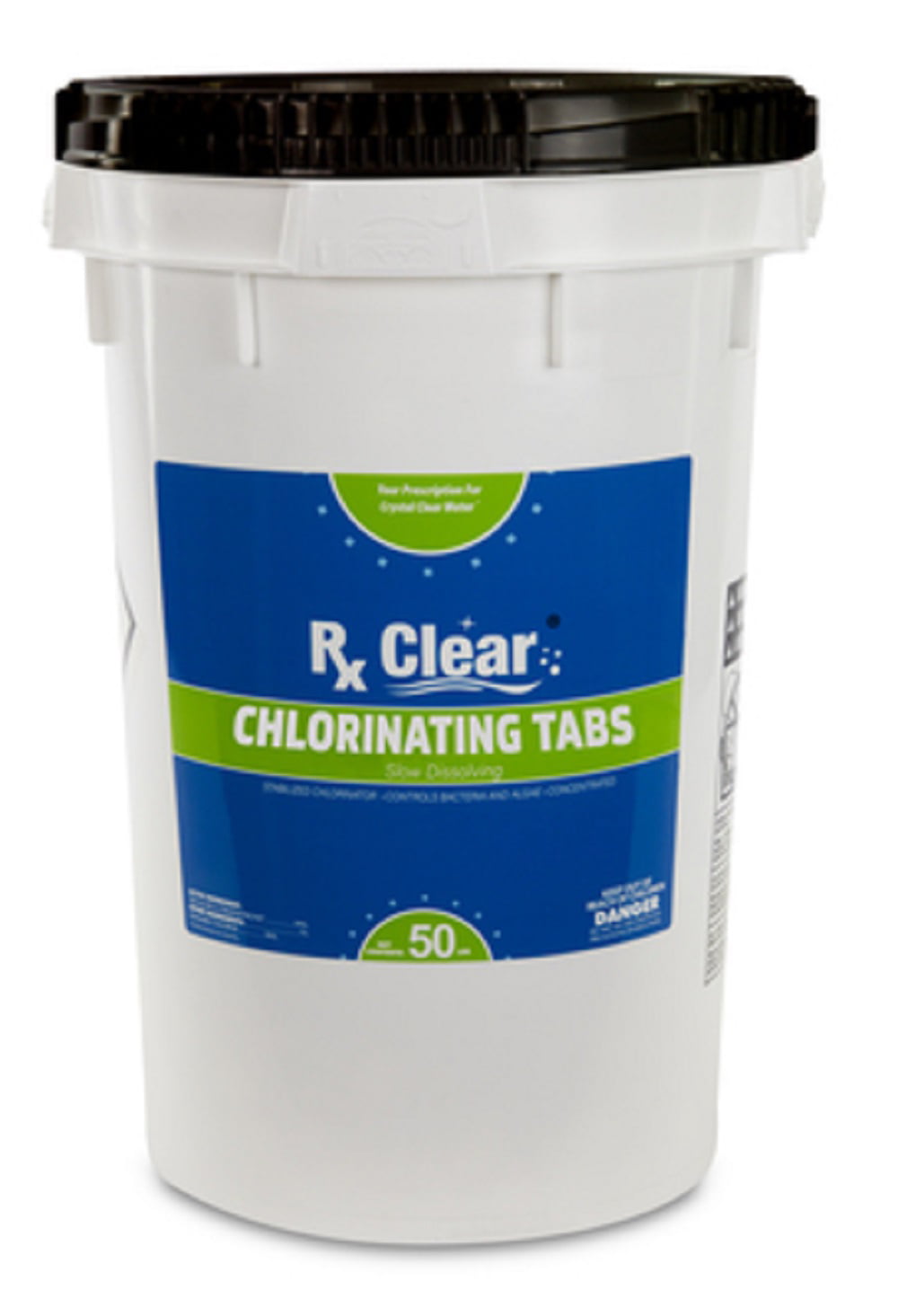 Rx Clear 3″ Stabilized Chlorine Tablets - 50 lb Bucket
