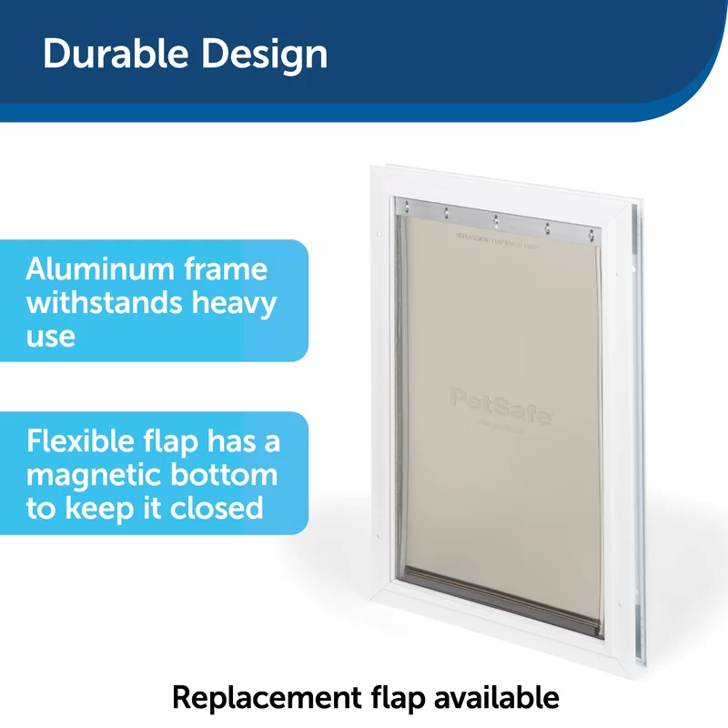 PetSafe PPA00-10859 Freedom Aluminum Dog and Cat Door - Durable Frame - Small Pets