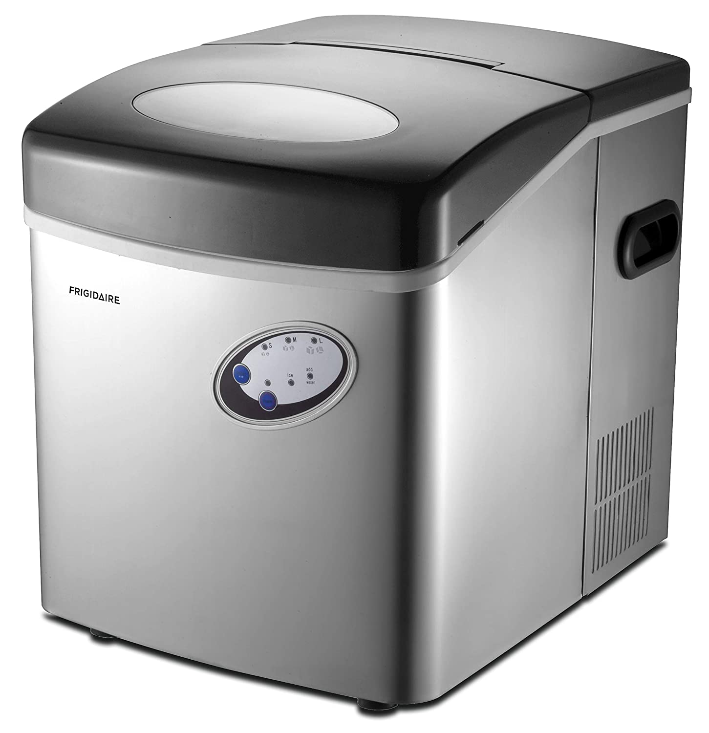 Frigidaire EFIC115 Extra Large Ice Maker. Stainless Steel. 48 lbs per day