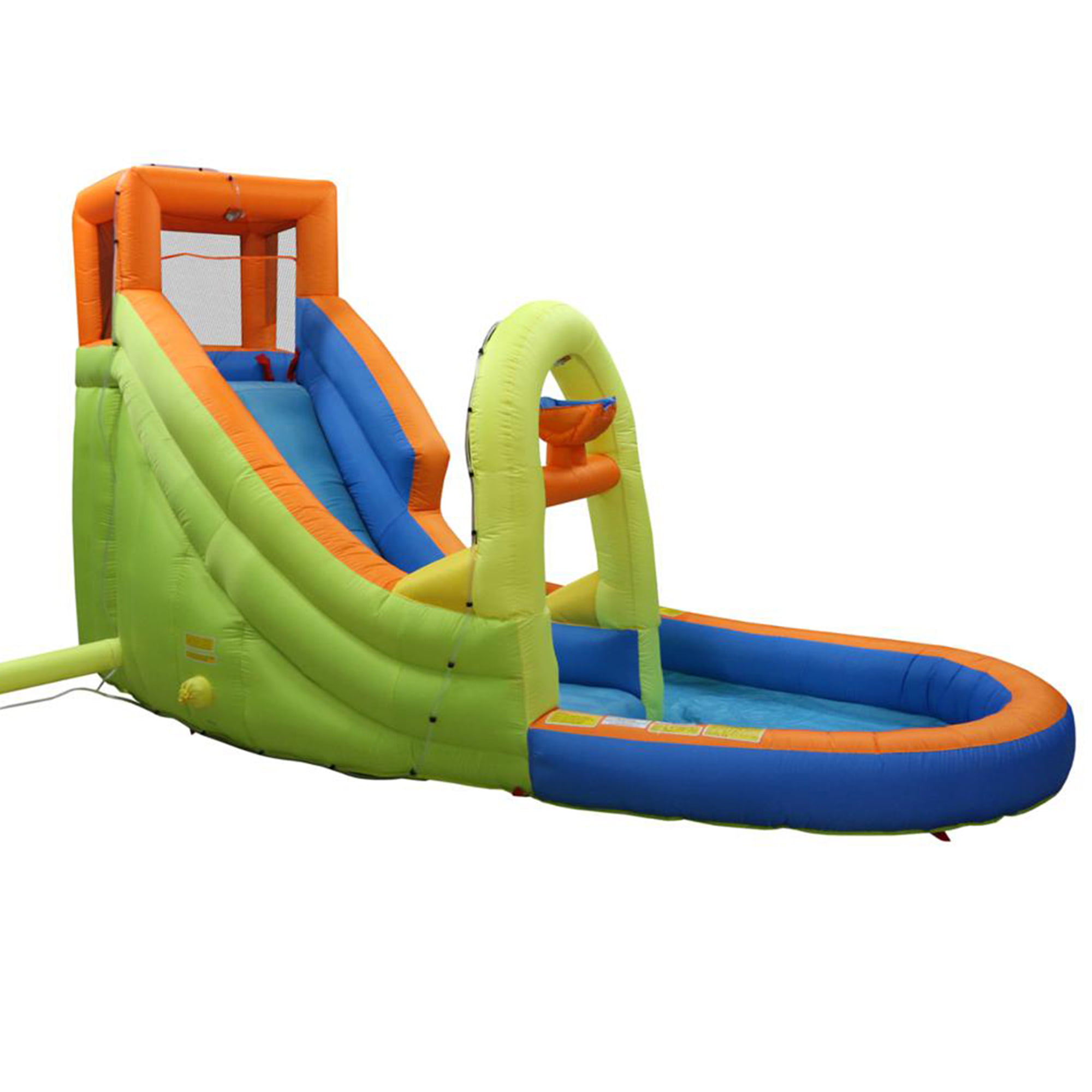 Banzai Plummet Falls Adventure Inflatable Outdoor Water Park Splash Pool