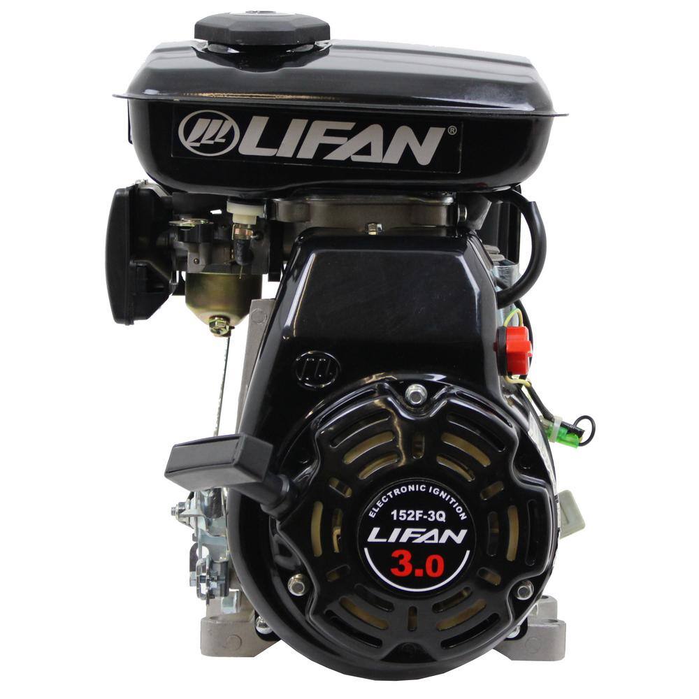 LIFAN LF152F-3Q 5/8 in. 3 HP 79cc OHV Recoil Start Horizontal Shaft Gas Engine