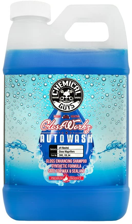 Chemical Guys CWS_ Glossworkz Gloss Booster Foaming Car Wash Soap. Watermelon Scent