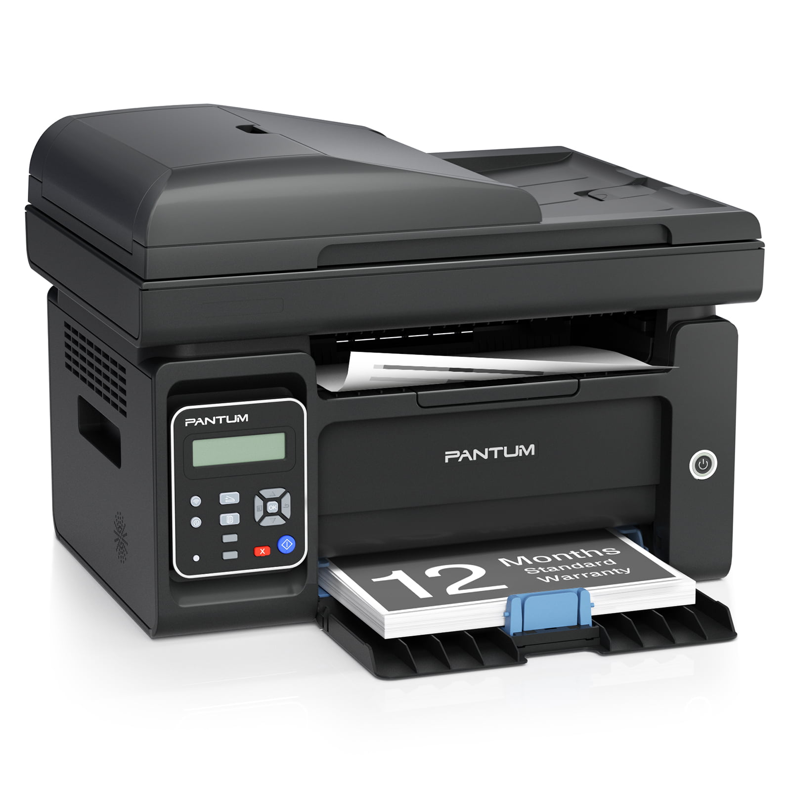 PANTUM M6552NW All-in-One Wireless Monochrome Laser Printer. Copier. Scanner with 35-Sheet ADF. Black and White. Mobile Printing