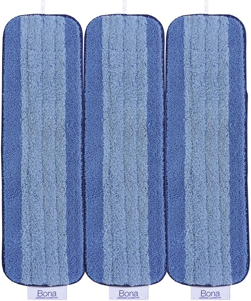 Bona Microfiber Cleaning Pad. 3 Count. for Hardwood and Hard-Surface Floors