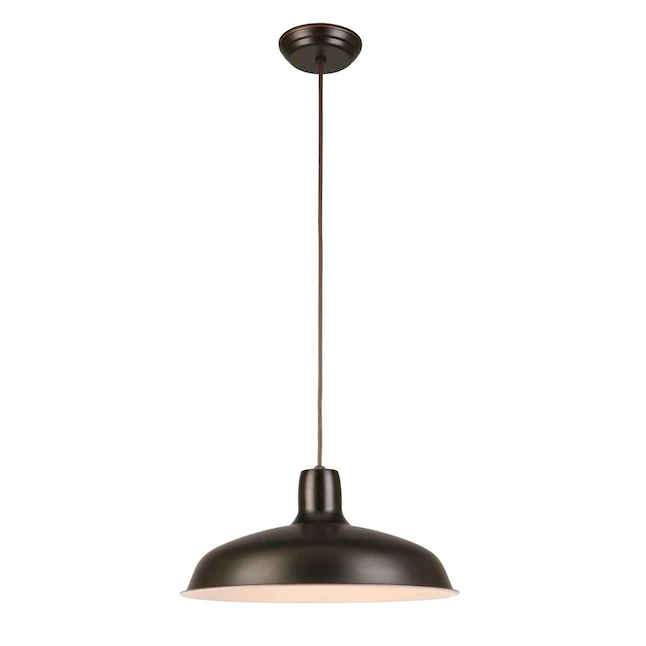 Project Source  Bronze Farmhouse Bell Pendant Light