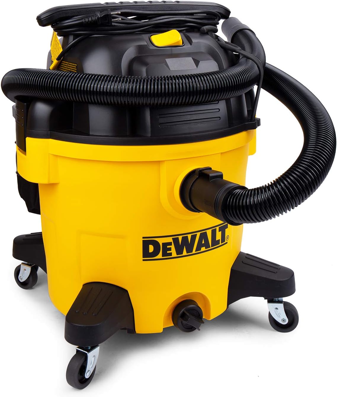 DeWALT DXV10P 10 gallon Quiet Poly Wet Dry Vacuum Yellow
