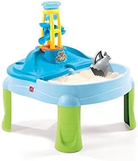 Step2 Splash N Scoop Bay Sand and Water Table. Multicolor. Deluxe Pack: Includes 7 Piece Accessory Set
