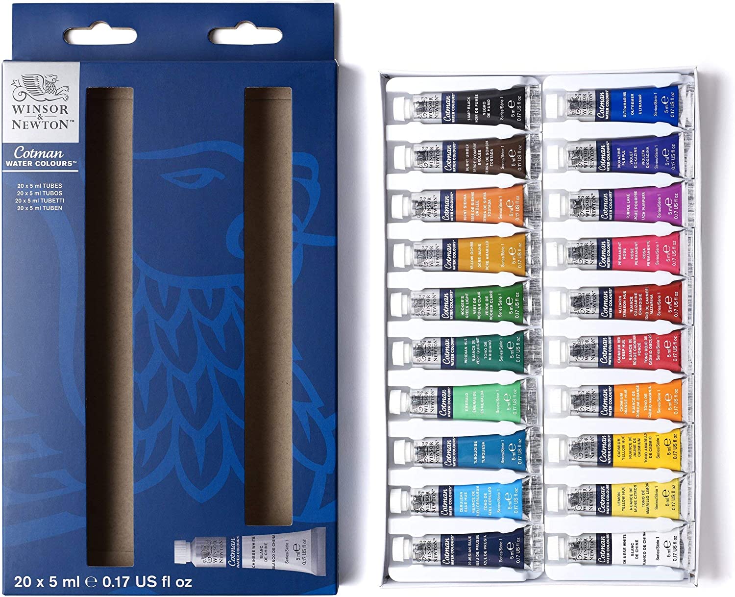 Winsor & Newton™ Cotman Water Colours™ 20 Color Paint Set