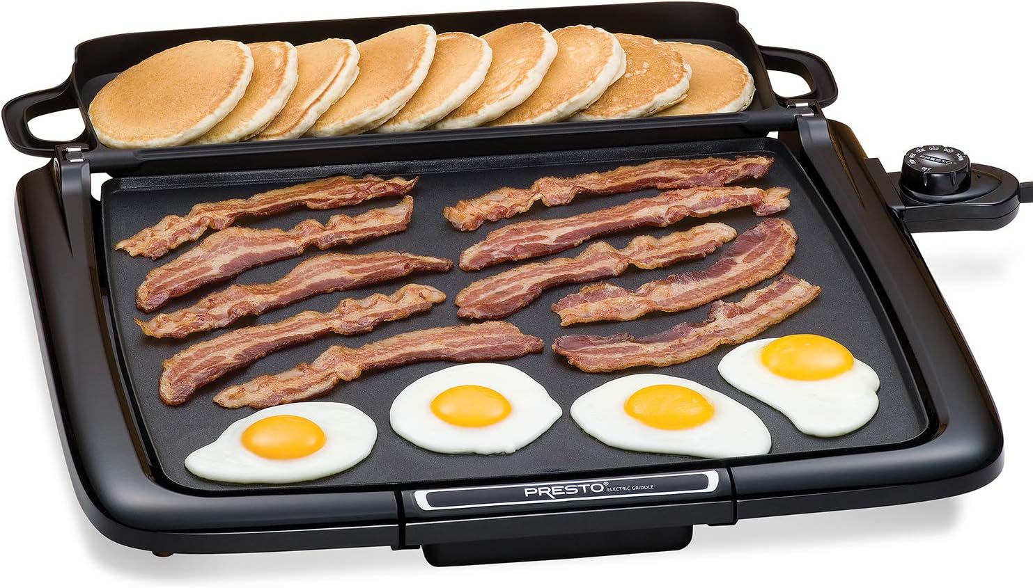 Presto 07023. Cool-touch electric Griddle/Warmer Plus