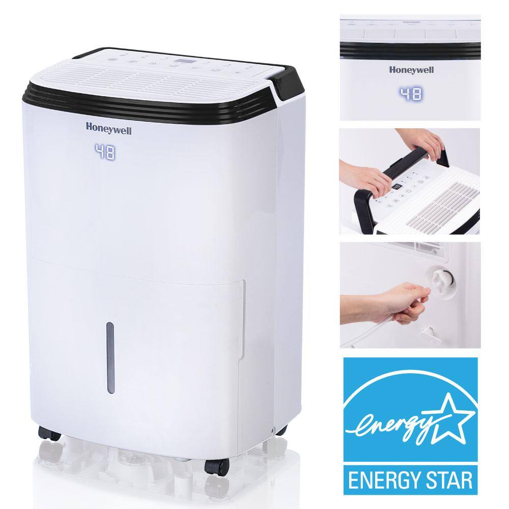 Honeywell TP70PWK ENERGY STAR 50-Pint Dehumidifier with Built-In Pump