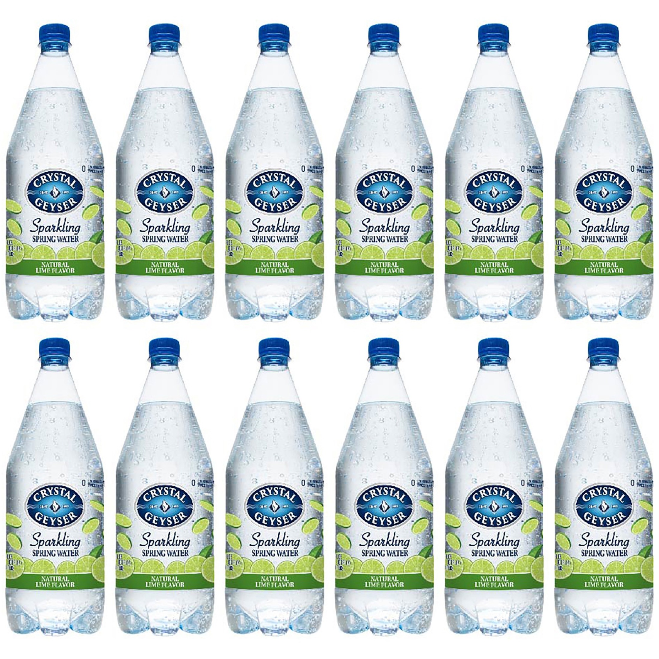 Crystal Geyser Natural Lime Sparkling Spring Water