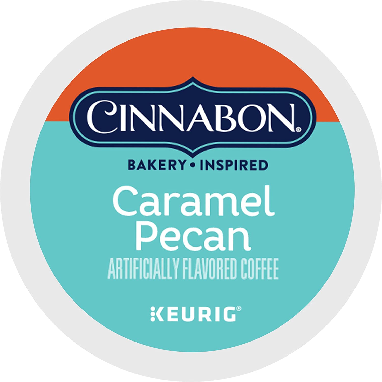 Cinnabon Caramel Pecan Coffee. Keurig Single Serve K-Cup Pods. 96 Count