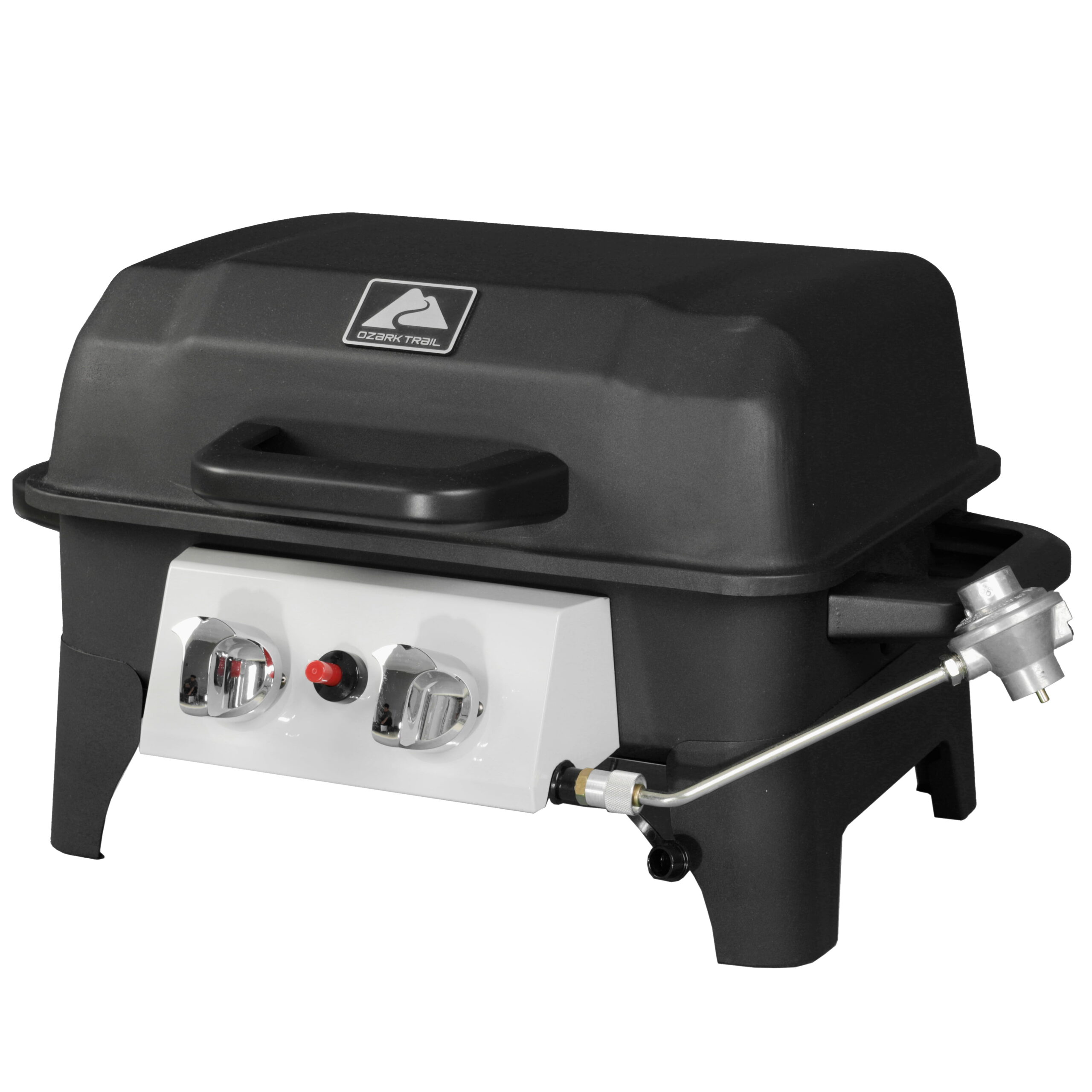 Ozark Trail 2 Burner Portable Propane Gas Grill. GBT2226W. Black