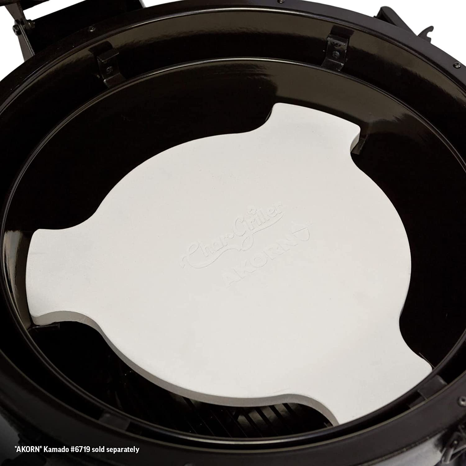 Char-Griller 6201 AKORN Kamado Grill Smokin- Stone. Ivory