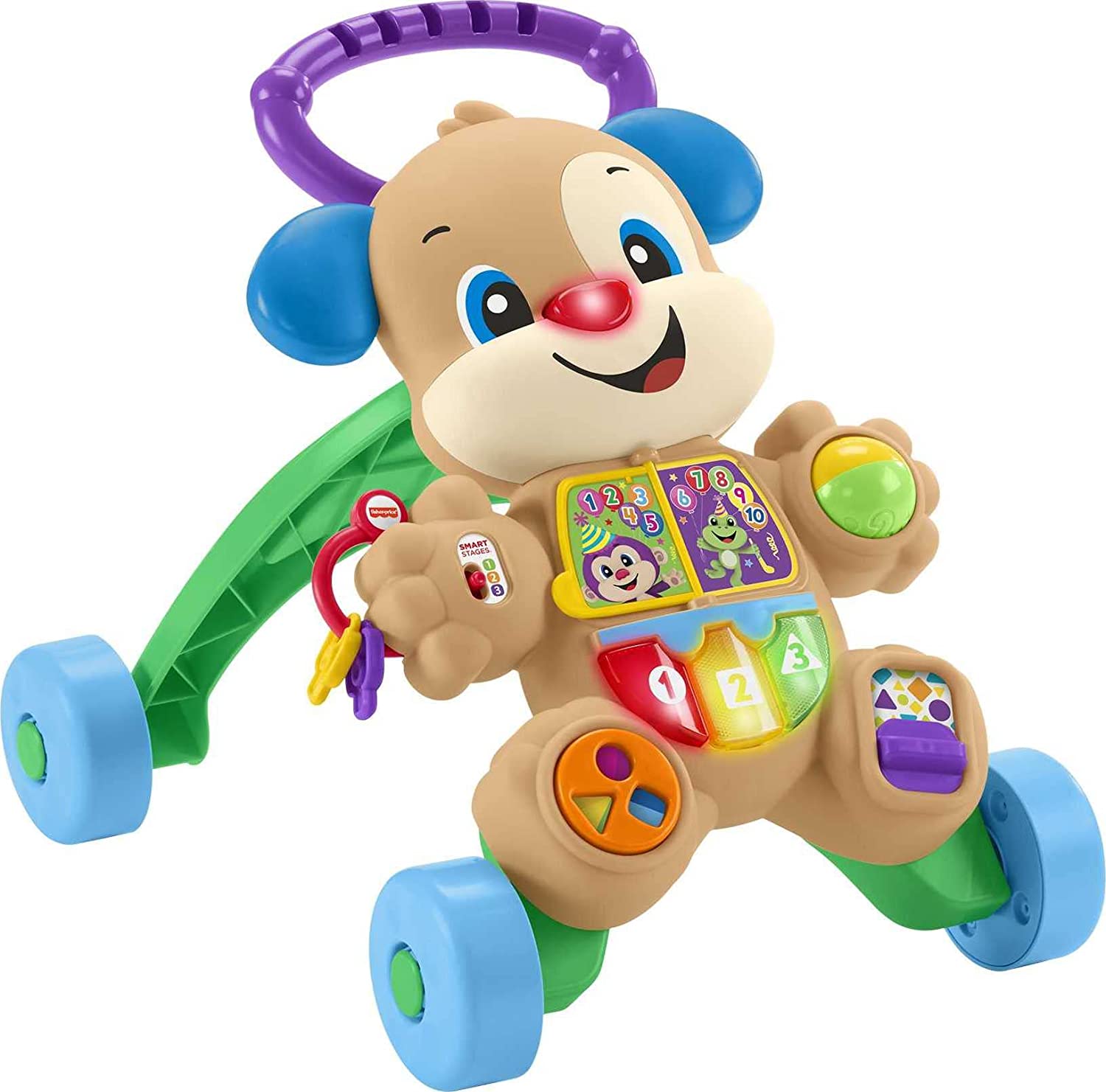 Fisher-Price Laugh & Learn Smart Stages Learn with Puppy Walker. Musical Walking Toy for Infants and Toddlers Ages 6 to 36 Months