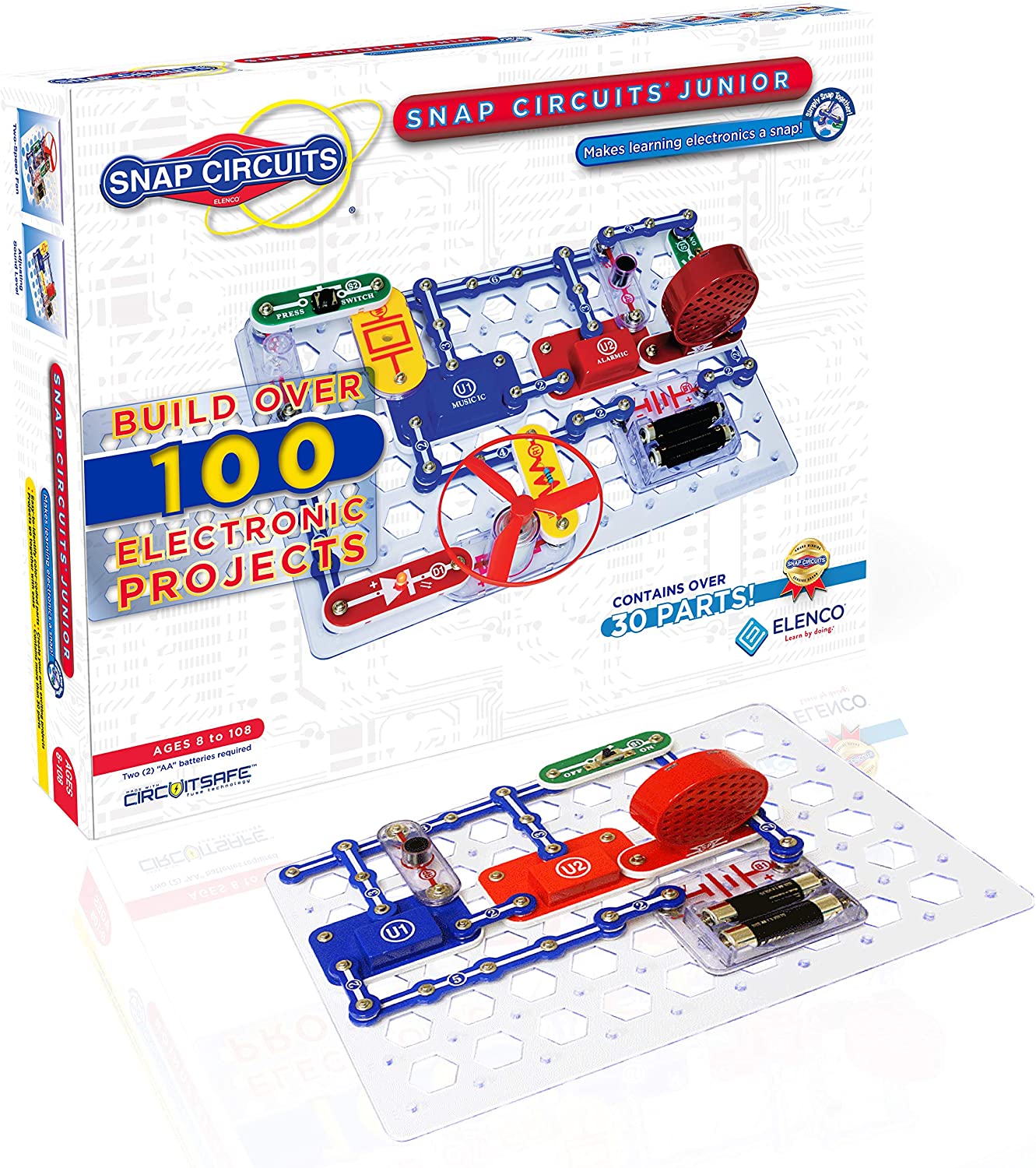 Elenco Snap Circuits Jr. SC-100 Electronics Exploration Kit