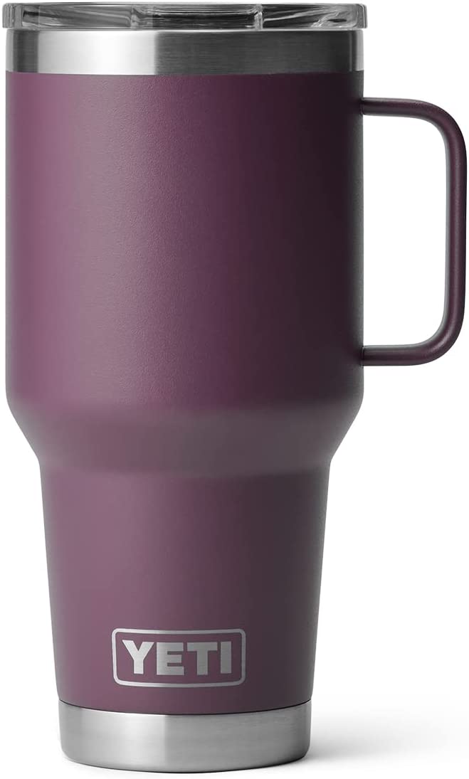 YETI Rambler 30 oz Travel Mug. Stainless Steel. Vacuum Insulated with Stronghold Lid. Nordic Purple