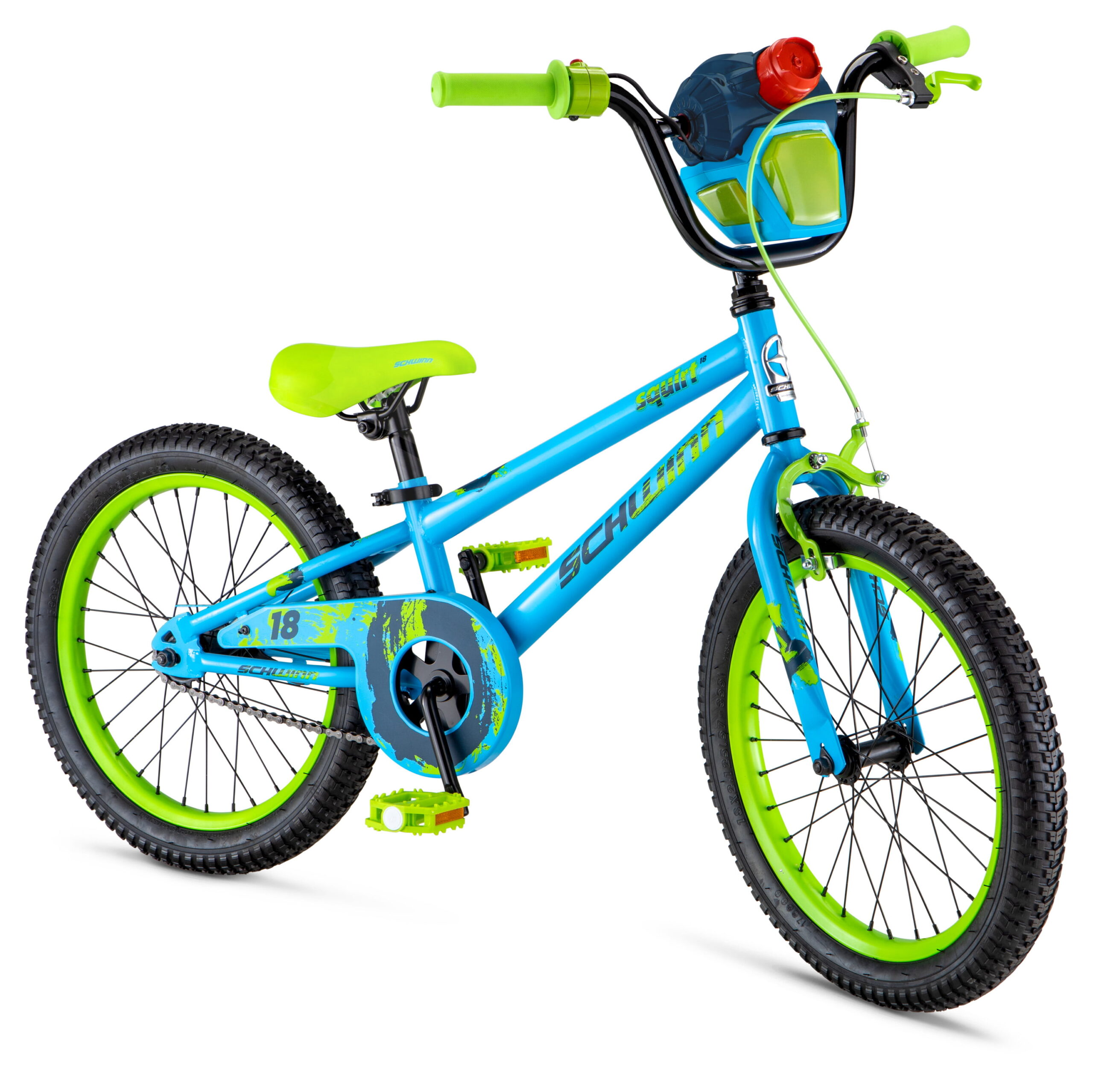 Schwinn Squirt Sidewalk Bike 18-inch wheels. blue / green