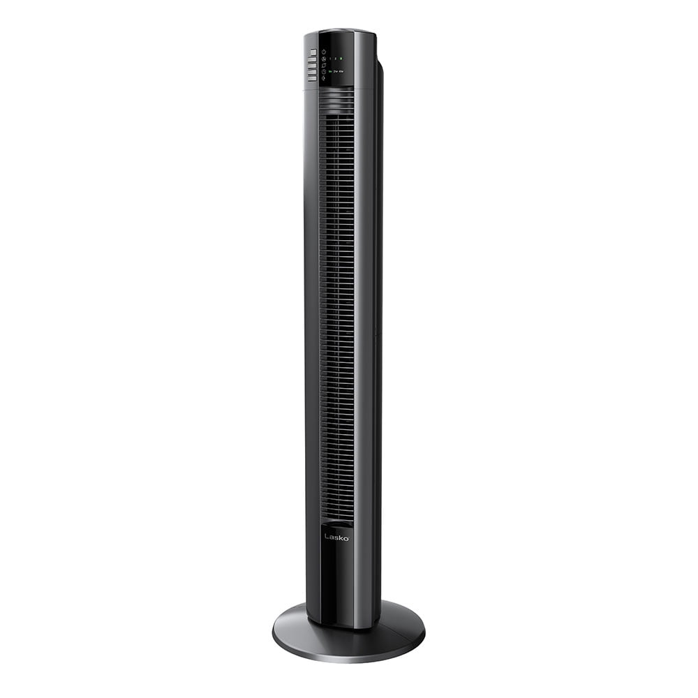 Lasko T48312 48 Inch 3 Speed Oscillating Tower Fan with Nighttime Setting