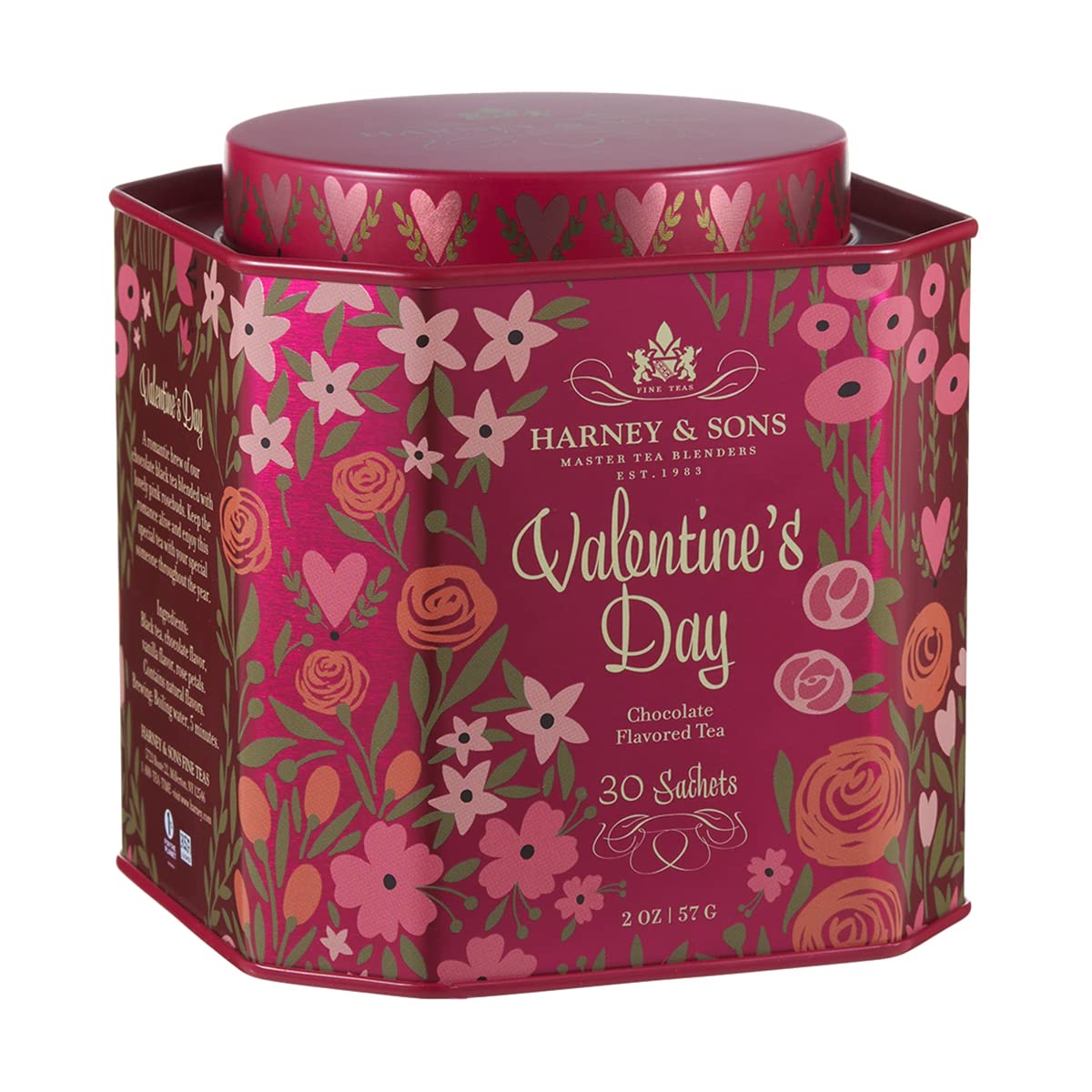 Harney & Sons Valentine-s Day Tea. Tin of 30 Sachets