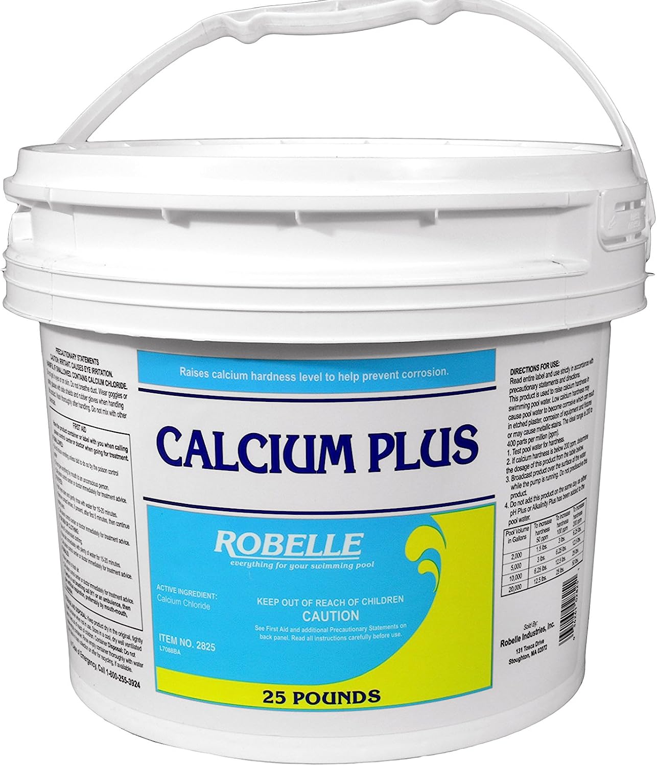 Robelle 2825 25 Pounds Pool Calcium Increaser. 25-Pounds (Bucket)