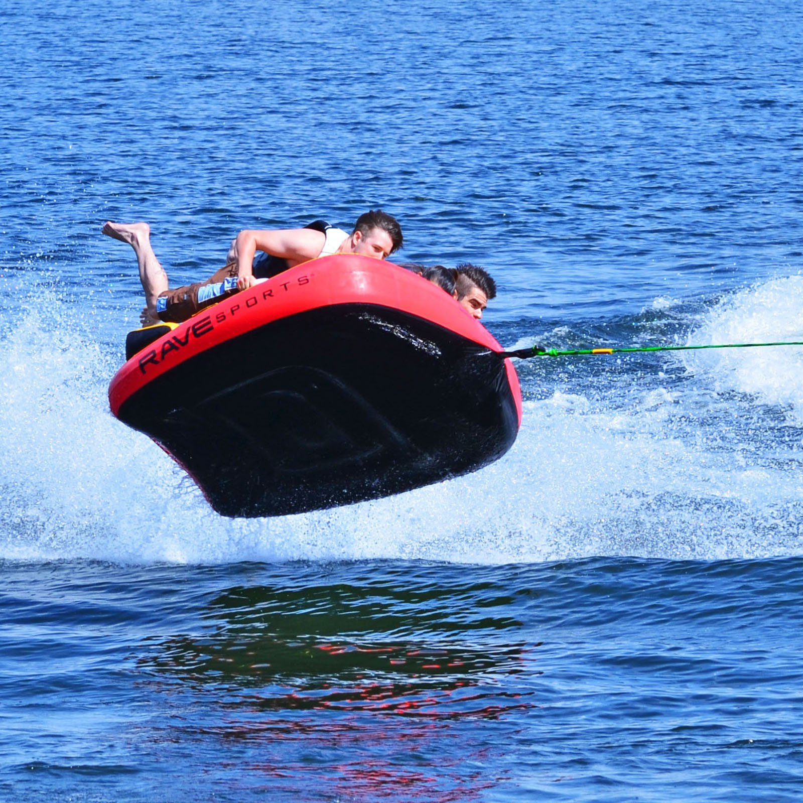 RAVE Sports Diablo III Inflatable 3 Person Towable Boat Tube Raft