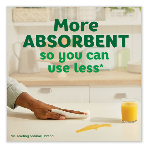 Bounty Kitchen Roll Paper Towels. 2-Ply. 5.9 x 11. White. 74 Sheets/Roll | Bundle of 10 Rolls