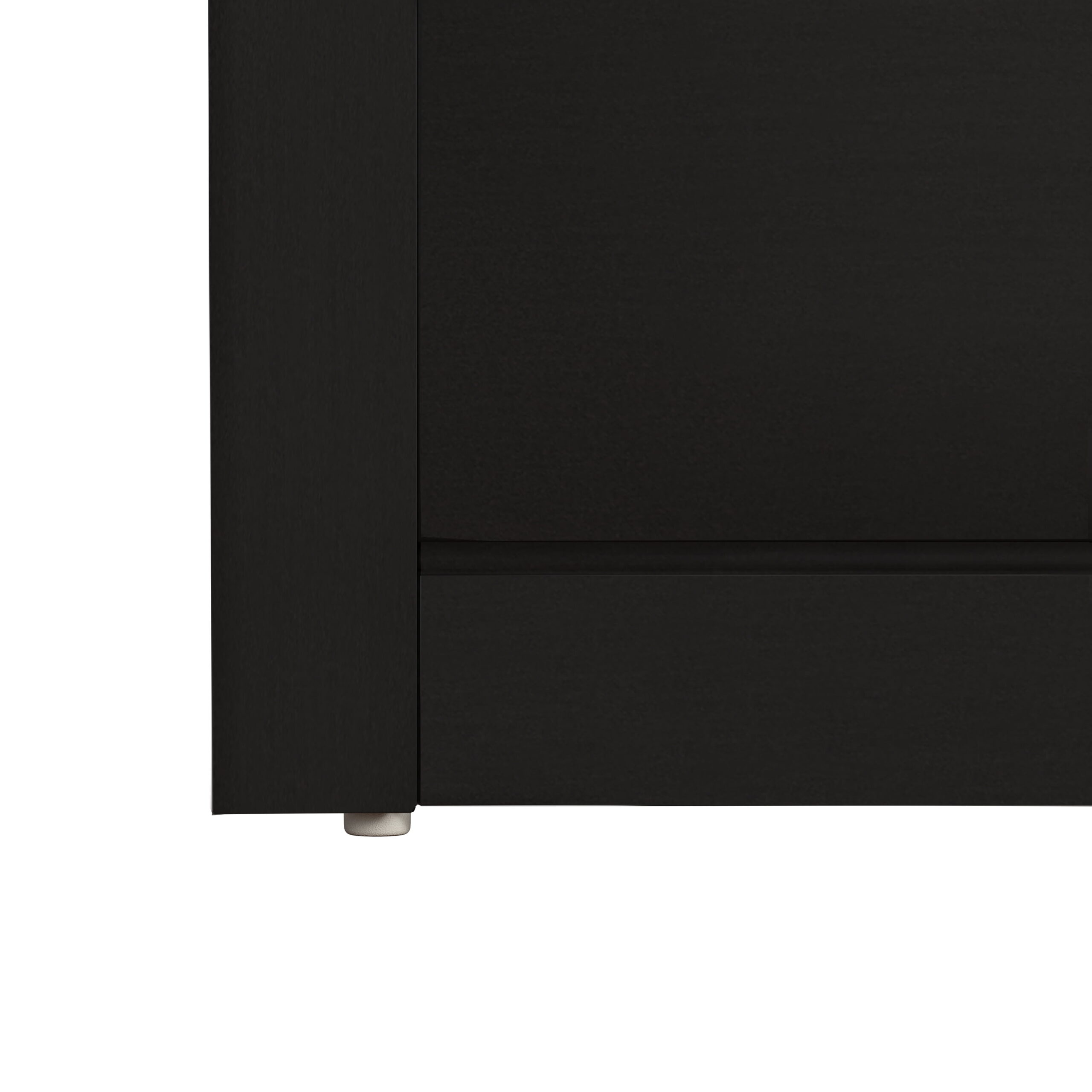 Coby 3-Drawer Dresser with Shelf. Black Oak. by Hillsdale Living Essentials