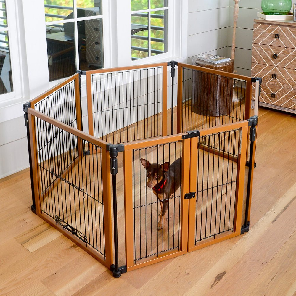 Cardinal Gates Perfect Fit Wire Dog Pen - Brown