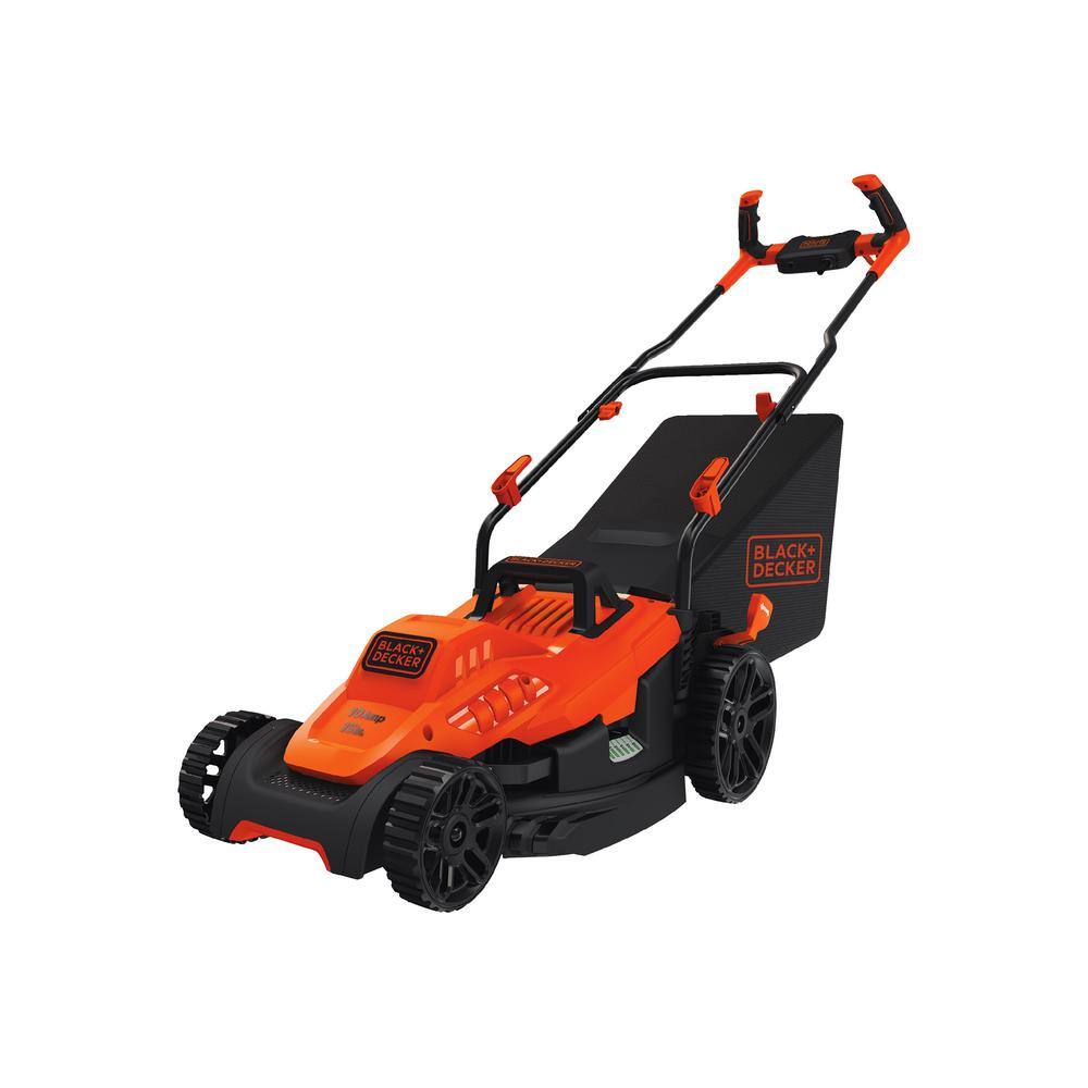 BLACK+DECKER BEMW472BH 15 in. 10 AMP Corded Electric Walk Behind Push Lawn Mower