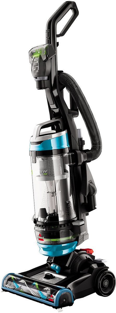 Bissell CleanView Swivel Rewind Pet Upright Vacuum. Blue. Large