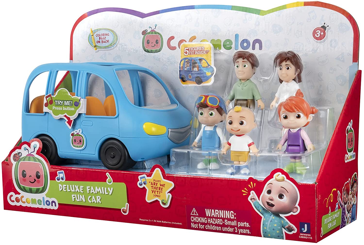 CoComelon Deluxe Family Fun Car. with Sounds