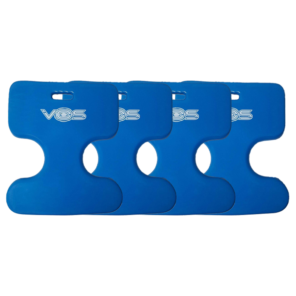 Vos Oasis Water Saddle Pool Float for Adults and Kids. Capri Blue (4 Pack)