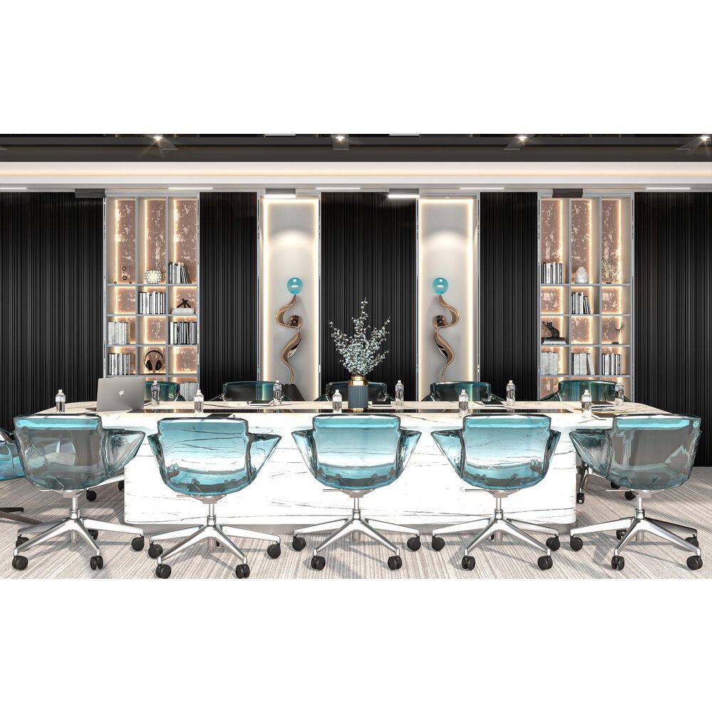 Ejoy CladdingPanel_VWC_G1209A-29 94.5 in. x 4.8 in. x 0.5 in. Acoustic Vinyl Wall Cladding Siding Board in Black Color (Set of 6 piece)