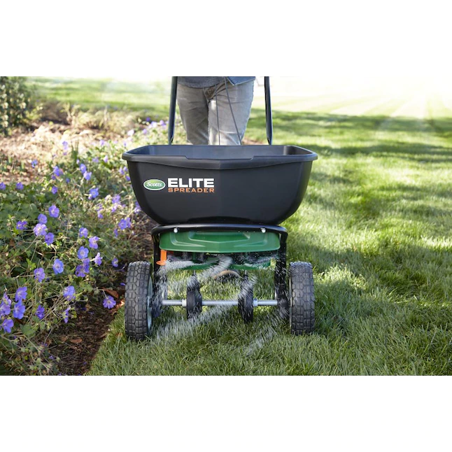 Scotts 75902 Elite Spreader 80-lb Broadcast Fertilizer Spreader