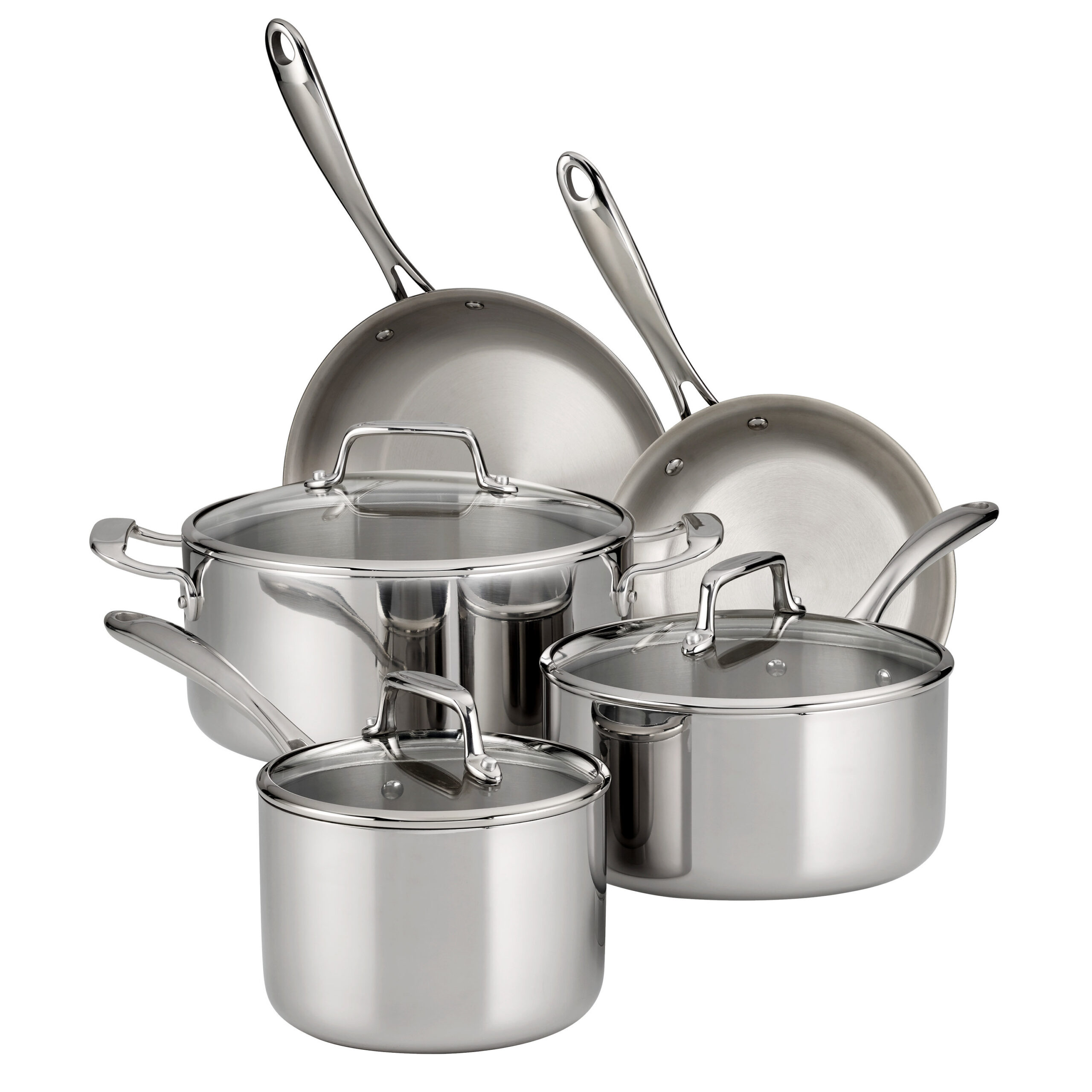 Tramontina 8 Piece Stainless Steel (18/10) Cookware Set