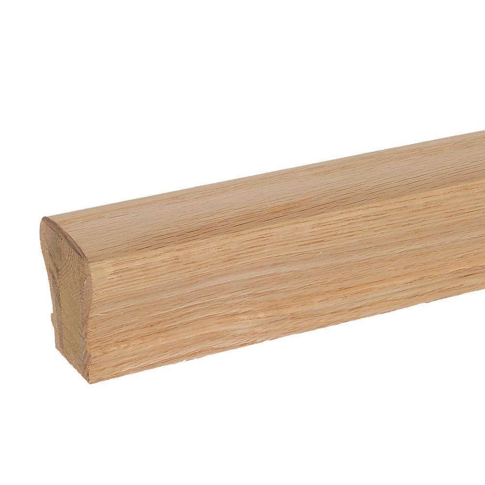 EVERMARK 6010R-ESR-1600L Stair Parts 6010 16 ft. Unfinished Red Oak Handrail