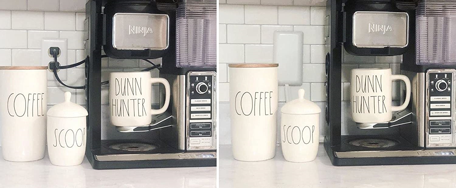 Sleek Socket Wall Plate with 3-Outlet Extension Cord. 8ft. Standard Size