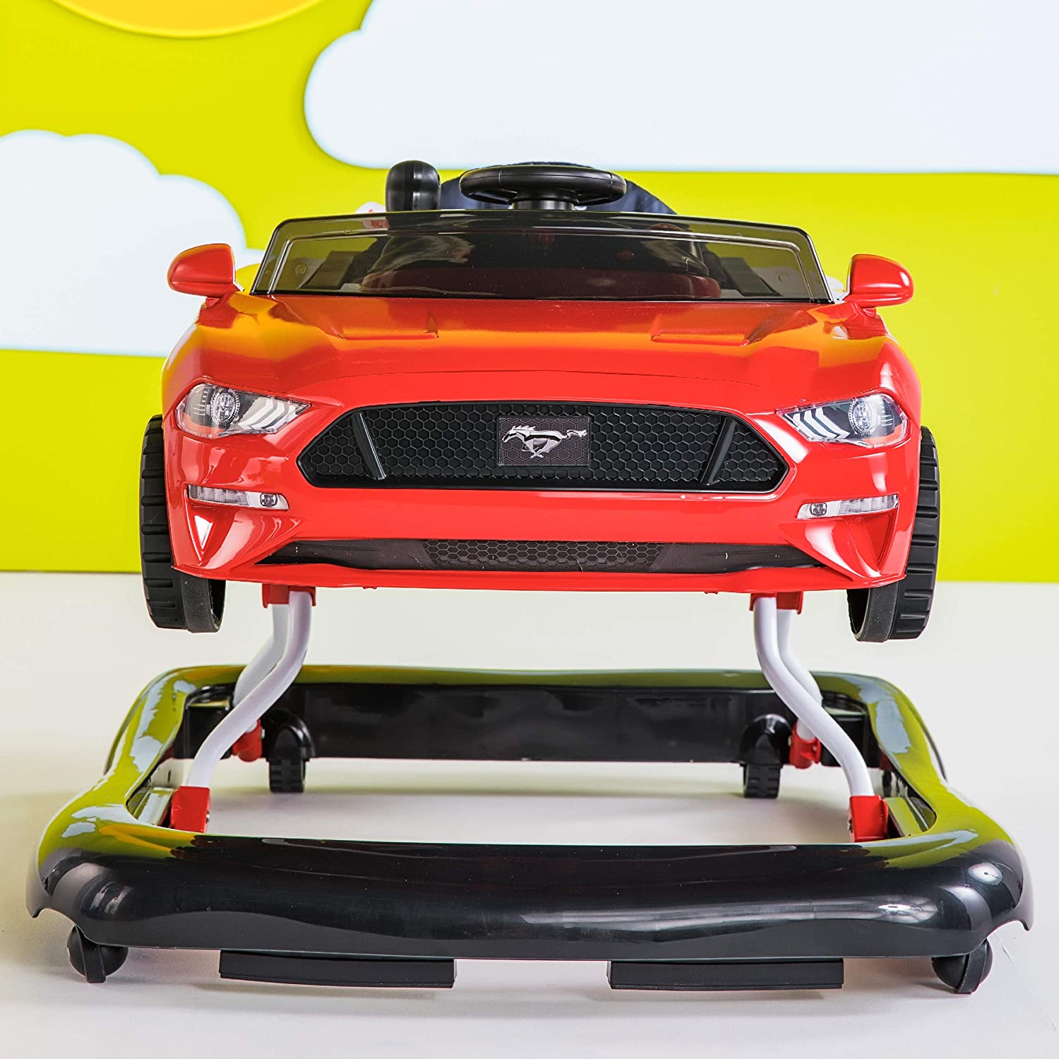 Bright Starts Ways to Play 4-in-1 Walker - Ford Mustang. Red. Ages 6 Months +. Red